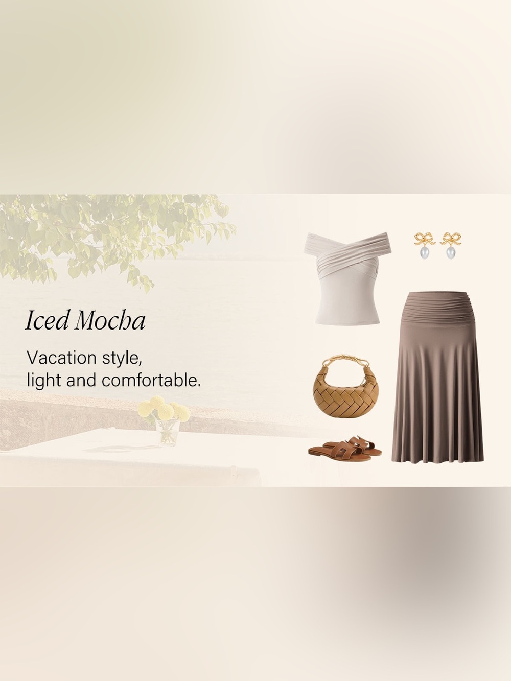 Iced-Mocha Eco-SkinKiss
Flowy Side Ruched A-line Midi Skirt - Picture 7 of 15